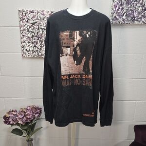 Jack Daniels Black Long Sleeve Graphic Tee